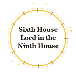 Sixth House Lord in the Ninth House